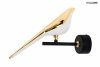 Nowoczesny Minimalistyczny Kinkiet Ścienny Złoty BIRD MSE010100292 KING HOME